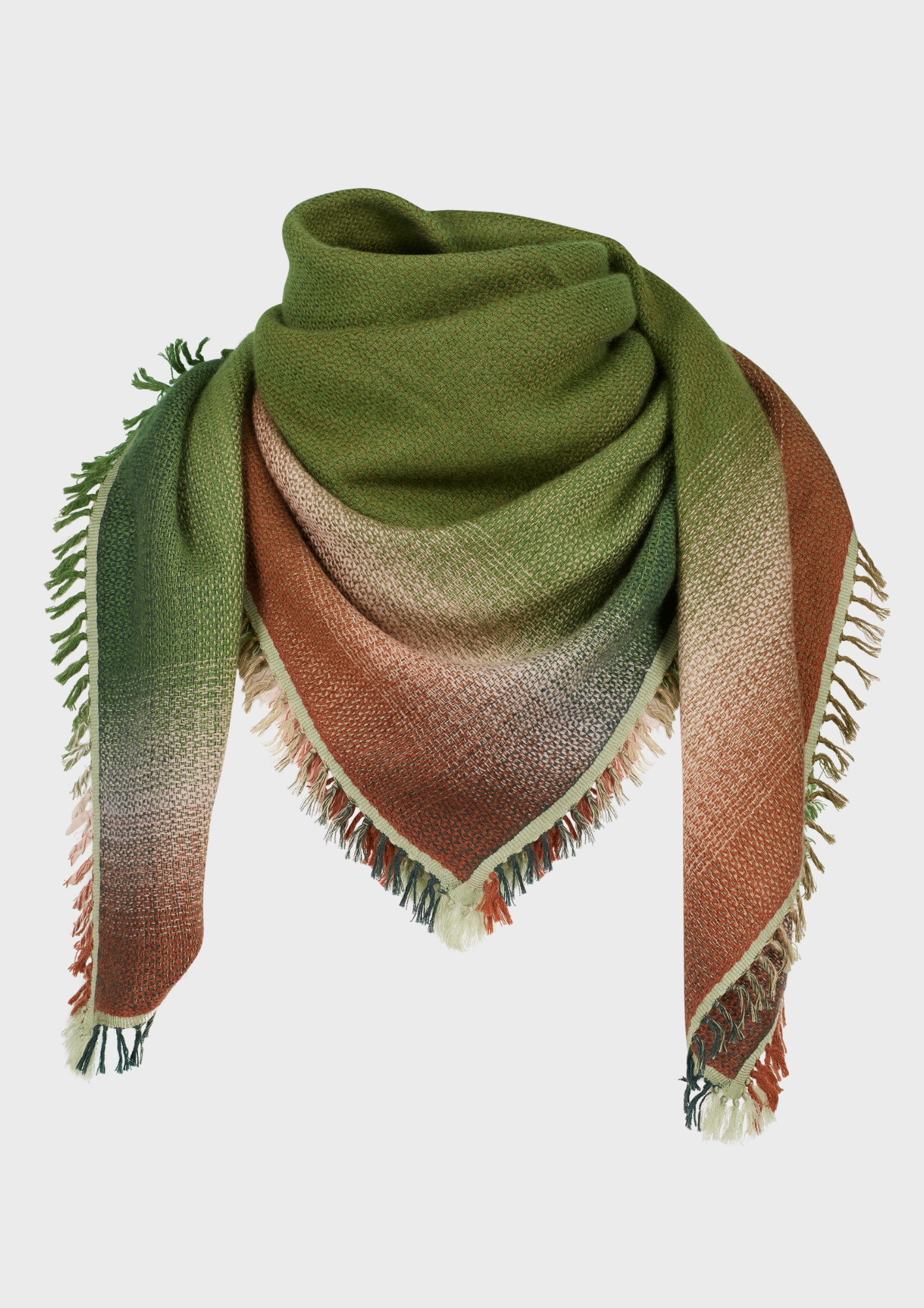 Horizon vert et rose clair